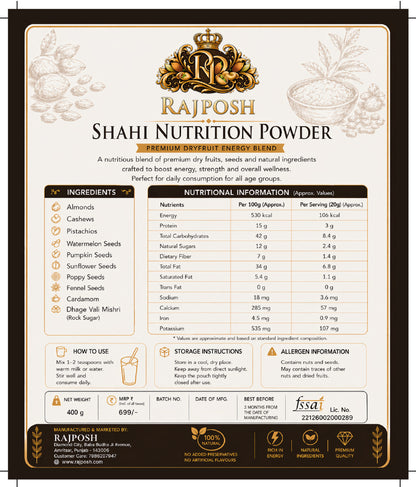 Rajposh Shahi Nutrition Powder